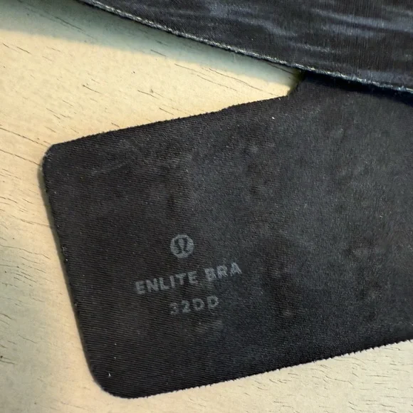 Lululemon Athletica Enlite Charcoal Cross-Back Sports Bra - Picture 5 of 5